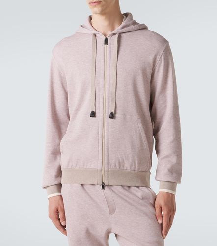 Sudadera con capucha en mezcla de algodón - Brioni - Modalova