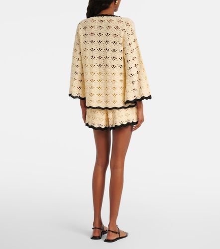 Shorts Aster de croché de algodón - Zimmermann - Modalova