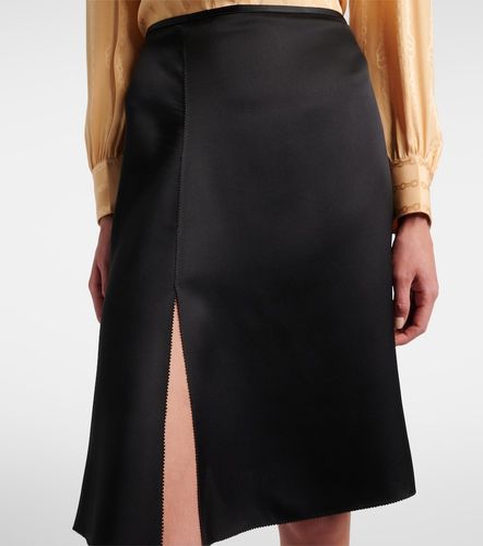 Falda envolvente de seda duquesa - Gucci - Modalova