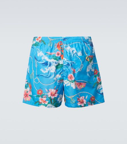 Bañador de popelín estampado - Gucci - Modalova