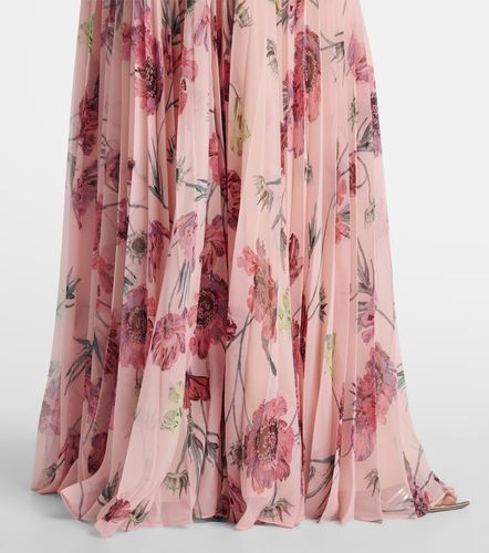 Erdem Abito lungo in voile plissé - Erdem - Modalova