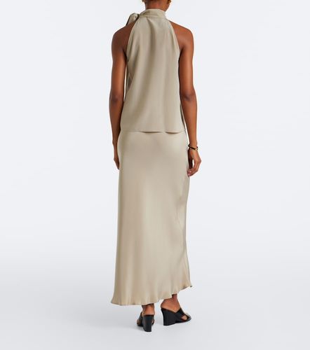 Falda lencera de satén de seda - Max Mara - Modalova