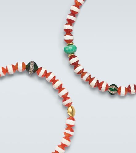 Set di 3 bracciali con perline e pietre preziose - Ileana Makri - Modalova