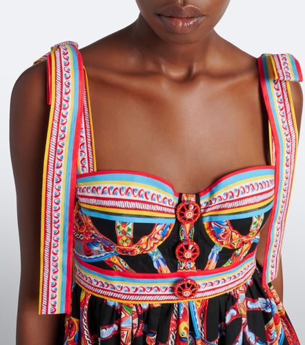 Minikleid Carretto aus Baumwolle - Dolce&Gabbana - Modalova