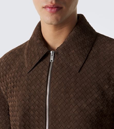 Intrecciato suede jacket - Bottega Veneta - Modalova