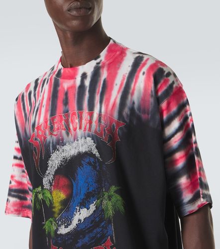 Camiseta de jersey de algodón estampada - Balenciaga - Modalova