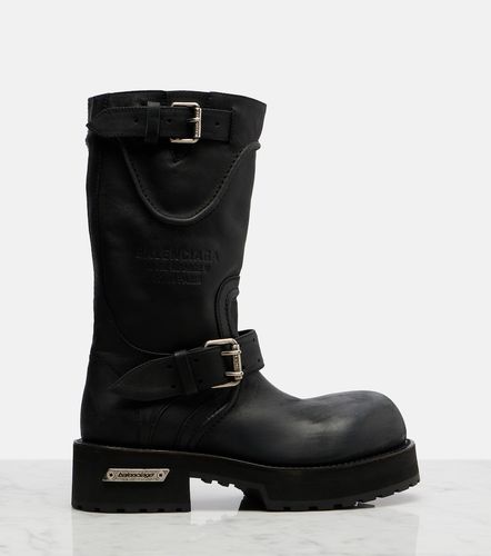 Venom leather combat boots - Balenciaga - Modalova