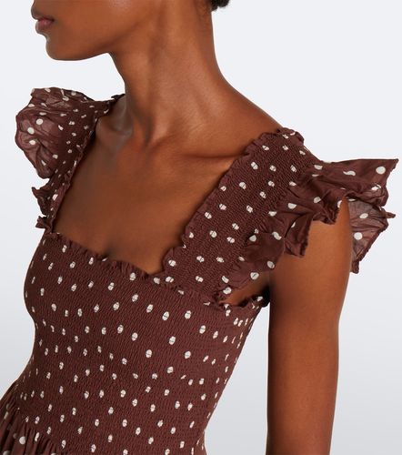 Vestido midi Kendall de algodón con lunares - Rixo - Modalova