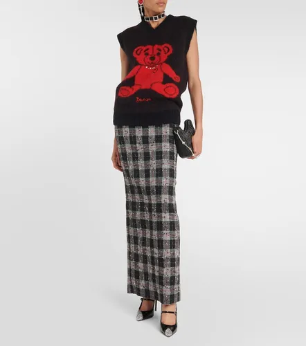 Bear wool-blend vest - Alessandra Rich - Modalova