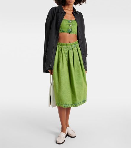 Marni Falda midi de denim plisada - Marni - Modalova