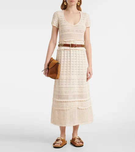 Vestido midi Aurore de punto de algodón - Marant Etoile - Modalova