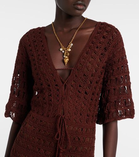Vestido midi Marissa de croché de algodón - Anna Kosturova - Modalova