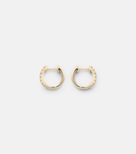 Pendientes Twin de oro d e14 ct con diamantes - Stone and Strand - Modalova