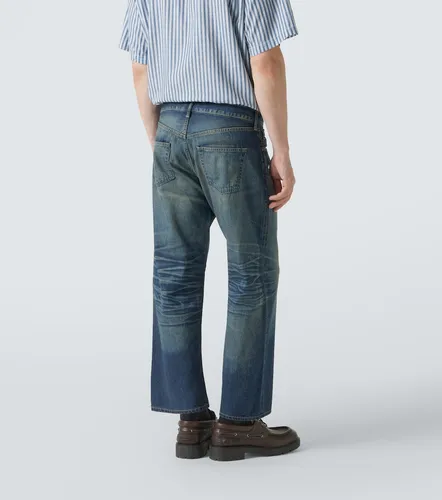 Jeans rectos con efecto desgastado - Junya Watanabe - Modalova