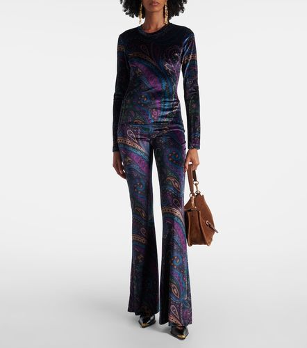 Etro Top de jersey con paisley - Etro - Modalova