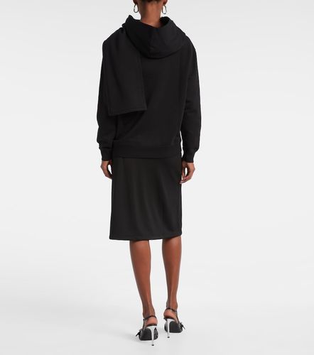 Asymmetric cotton jersey sweatshirt - Courreges - Modalova