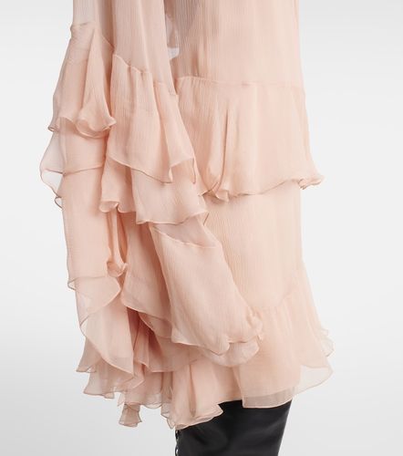 Chloe Ruffled silk muslin minidress - Chloe - Modalova