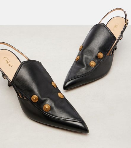 Chloé Pumps slingback Agnes in pelle con decorazioni - Chloe - Modalova