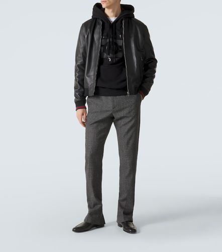 Felpa in jersey di cotone con cappuccio - Gucci - Modalova