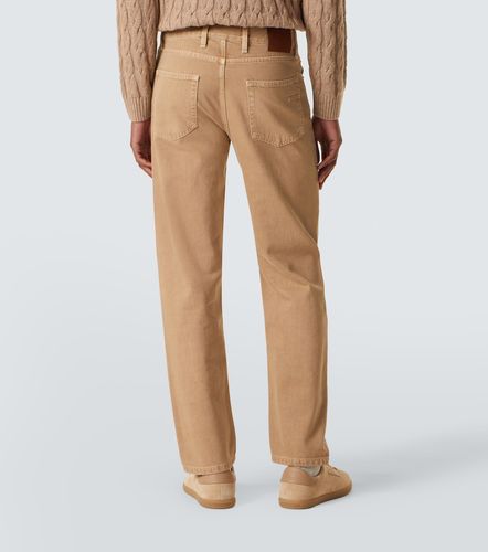 Pantalones rectos Roccia de algodón - Zegna - Modalova