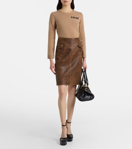 Chloe Leather miniskirt - Chloe - Modalova