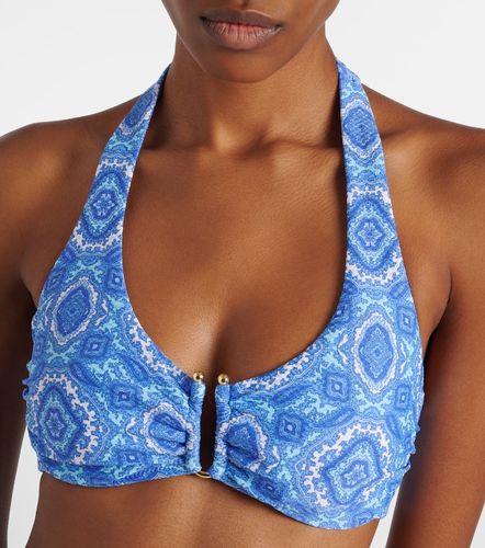 Mykonos printed triangle bikini top - Heidi Klein - Modalova