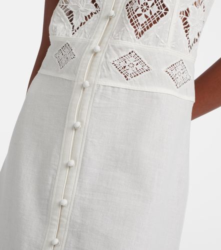 Abito midi Nelsane in cotone e lino - Isabel Marant - Modalova