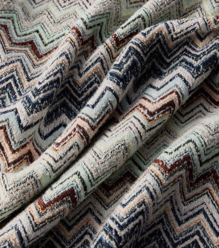 Coperta in misto cotone e lana a zig zag - Missoni - Modalova