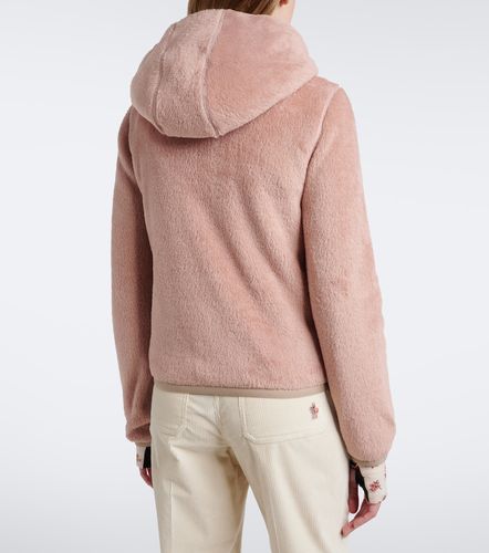 Cárdigan de plumas de teddy con capucha - Moncler Grenoble - Modalova