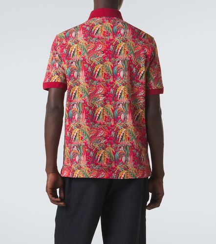 Polo de piqué de algodón con paisley - Etro - Modalova