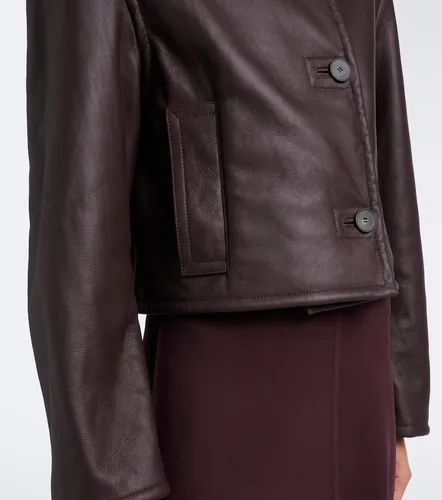 Jacke Liri aus Leder mit Shearling - Joseph - Modalova