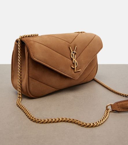 Loulou Mini suede shoulder bag - Saint Laurent - Modalova