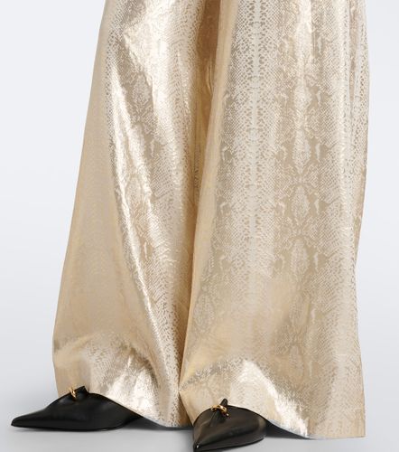 Pantalones anchos Selene de lamé en mezcla de seda - Joseph - Modalova