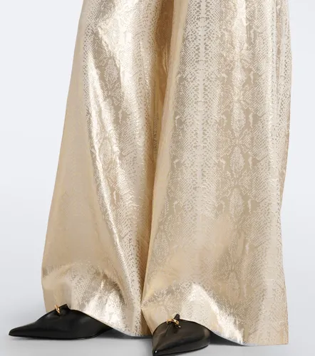 Selene silk-blend lame wide-leg pants - Joseph - Modalova
