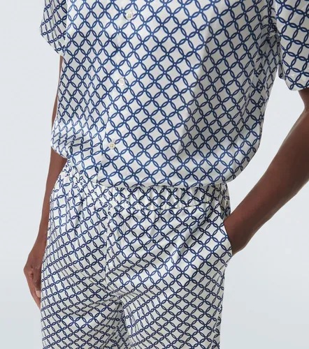 Palma printed silk-blend shorts - Frescobol Carioca - Modalova