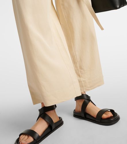 Pantaloni a gamba larga e vita alta - Toteme - Modalova