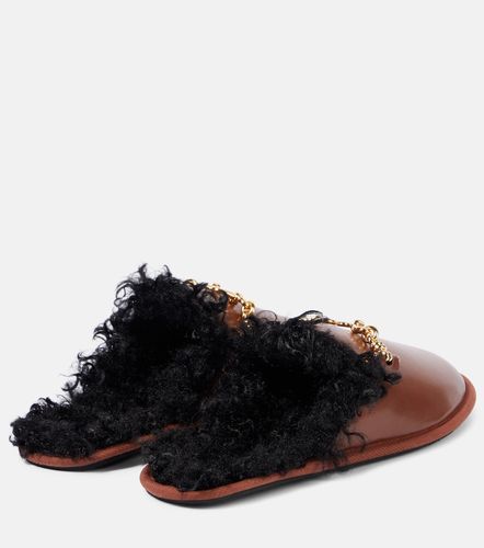 Mules Ryder de piel sintética con teddy - Stella McCartney - Modalova
