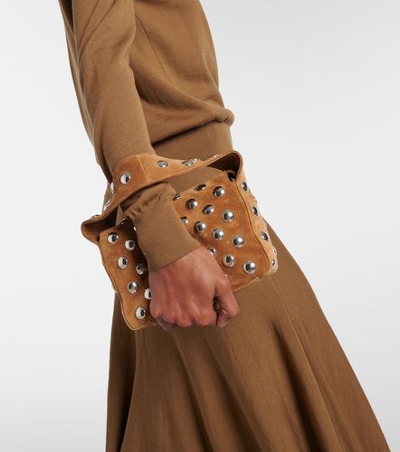 Borsa a spalla Elena Small in suede - Khaite - Modalova