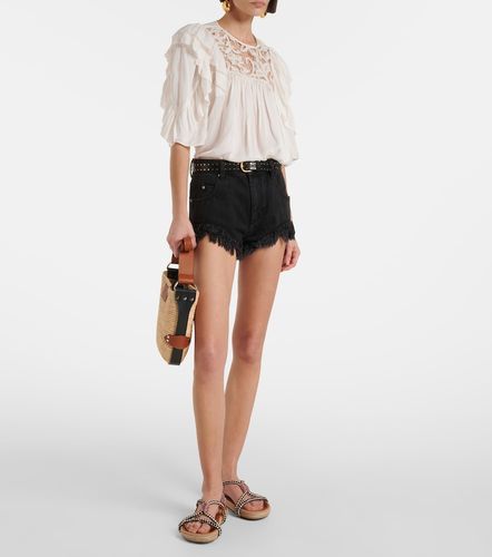 Waltee leather-trimmed espadrilles - Isabel Marant - Modalova