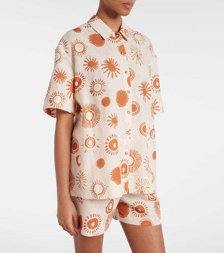 Camicia bowling Montauk in lino e cotone - Asceno - Modalova