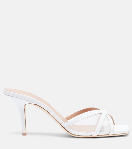 Perla 70 leather and mesh mules - Malone Souliers - Modalova