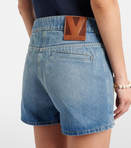 VGold mid-rise denim shorts - Valentino Garavani - Modalova