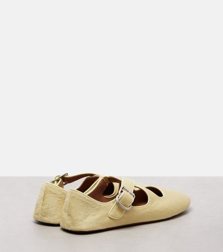 Alaia Calf hair ballet flats - Alaia - Modalova