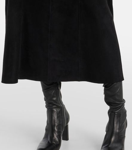 Edwina high-rise suede midi skirt - Rixo - Modalova