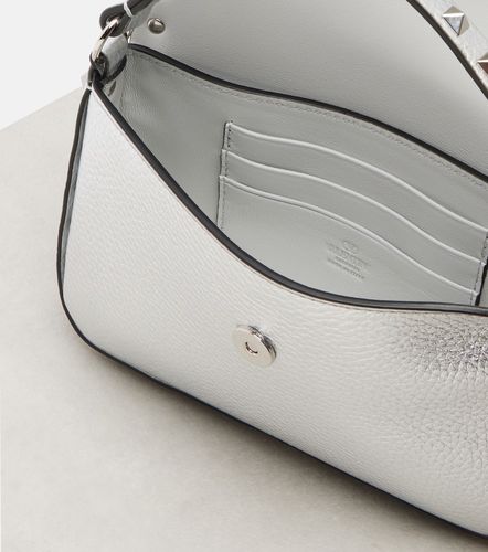 Rockstud Small metallic leather top-handle bag - Valentino Garavani - Modalova