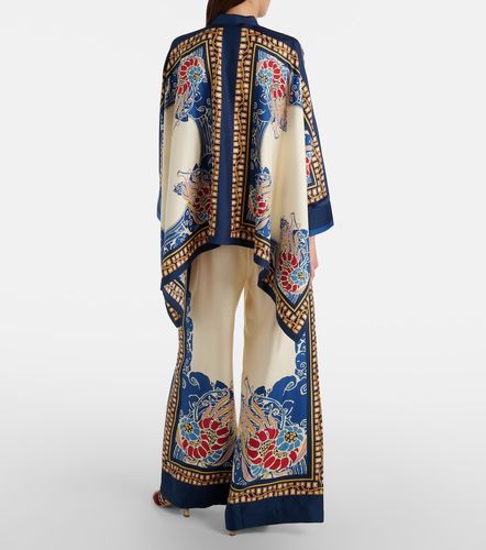 Pantalones palazzo de seda estampados - La DoubleJ - Modalova