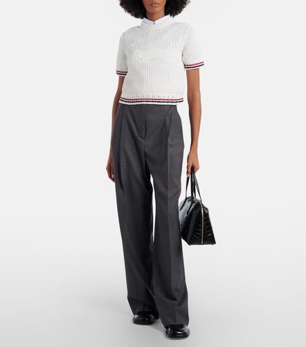 Pullover aus Baumwoll-Jacquard - Thom Browne - Modalova