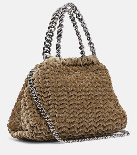 Borsa Falabella Small in velluto - Stella McCartney - Modalova