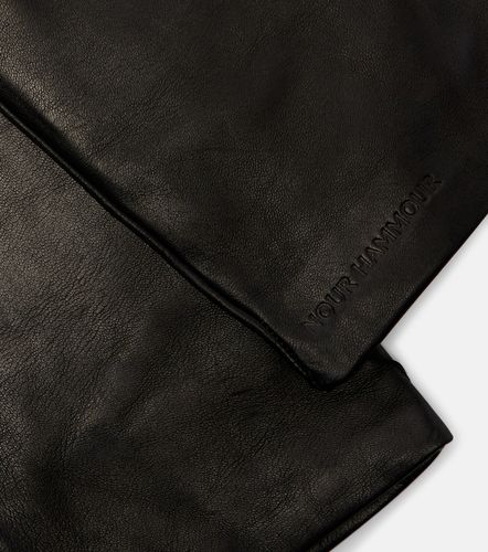 Nour Hammour Leather gloves - Nour Hammour - Modalova