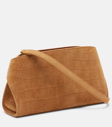 Hug Mini croc-effect suede clutch - Ferragamo - Modalova
